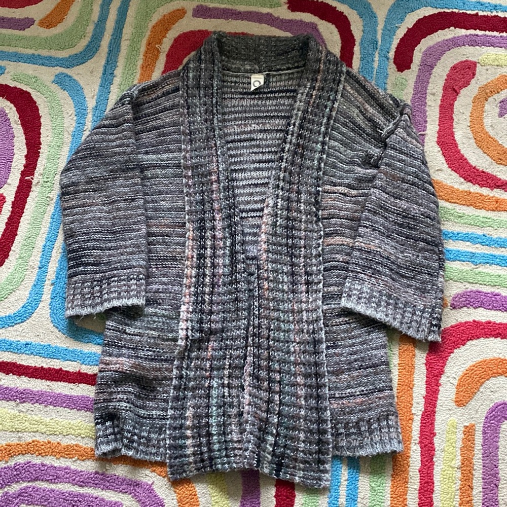 Anthropologie Alemi & Kin Wasilla Knit Long Open Front Oversized Cardigan- L